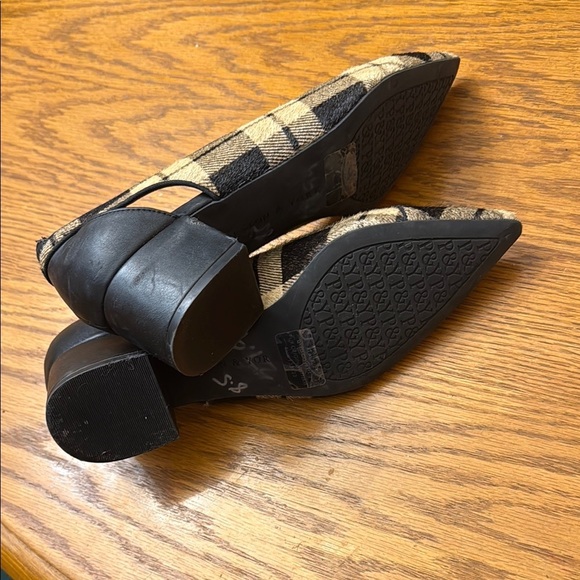 Plaid Pointed Toe Women's Shoes - Picture 5 of 5